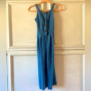 Girls denim jumper overalls 7/8